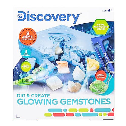 Discovery Crystal Growing Aquarium, at-Home STEM Kits for Kids Age 12 and Up, Crystal Kits for Young Scientists, DIY Crystals, Kids Sleepover Activities