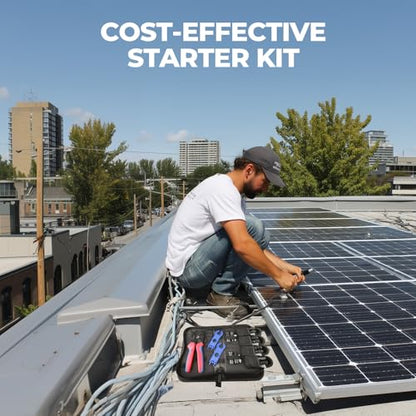 BougeRV Solar Crimper Tool Kit - Crimper, 6 Pairs Connectors, 2 Spanners - size: 6 Pairs Solar Connectors Kit