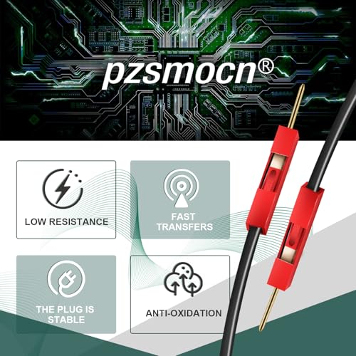 40 Sets / 120 Pcs for Dupont 2.54mm 1-Pin Male-Male Connector Kit - size: 1-Pin Male to Male, style: Red with Cable