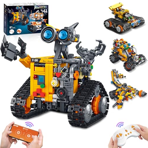 Robot Building Kit, App & Remote Control Robot Toys for Kids