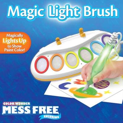 Crayola Color Wonder Magic Light Brush, Mess Free Painting for Kids, Age 3+ - size: 25 Piece Set, style: Magic Light Brush