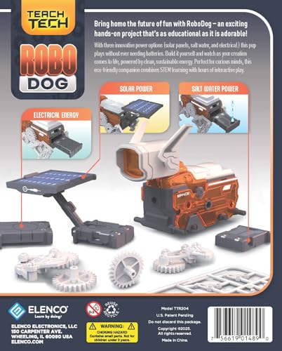 TEACH TECH DIY STEM Robotic Dog Building Toy, Ages 8+