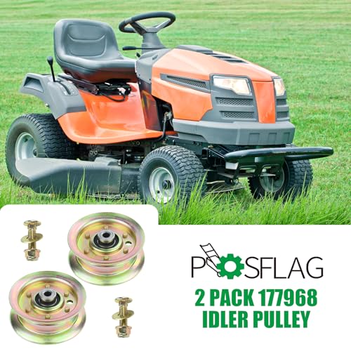 2 Pack 177968 Idler Pulley Craftsman for Husqvarna 54 in Z254 Decks - color: T12 2x177968