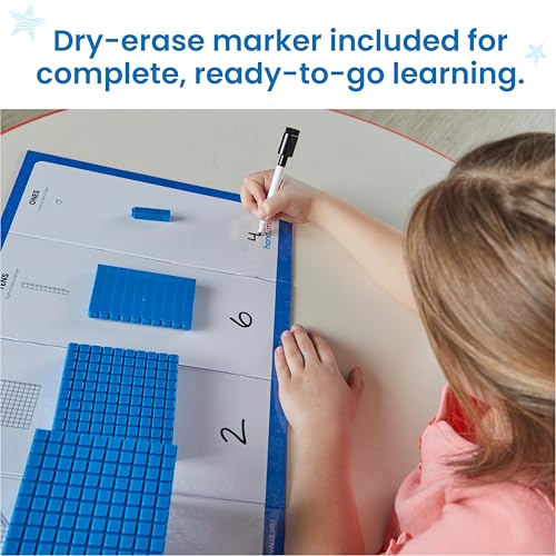 hand2mind Interlox Base Ten Blocks Activity Set, 133 Pieces - style: Interlox Plastic