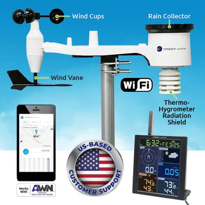 Ambient Weather WS-1965 Wi-Fi Weather Station - style: WS-1965