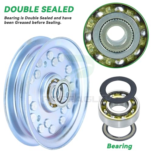033-6001-00 4 3/4 Idler Pulley for Bad Boy Zt Elite 60 Tractors - size: 1x033-6001-00