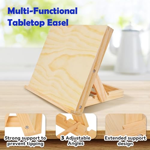 Easel for Painting Tabletop Easel 13 4/5 by 11 2/5 in - size: Easel