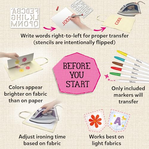Skillmatics Iron-Its – Iron-On Transfer Kit for Kids, DIY Fabric Craft