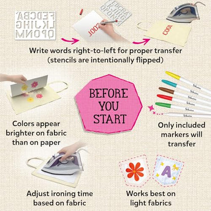 Skillmatics Iron-Its – Iron-On Transfer Kit for Kids, DIY Fabric Craft