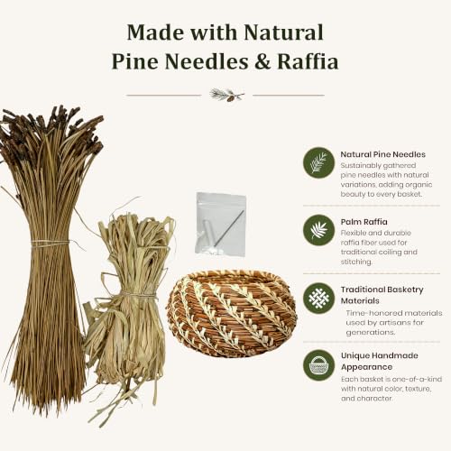 Coiled Pine Needle Basket Weaving Kit