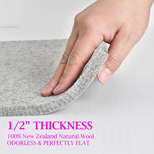 Rdutuok Wool Pressing Mat, 60" x 22", 100% New Zealand Wool Ironing Mat - size: 60" x 22"