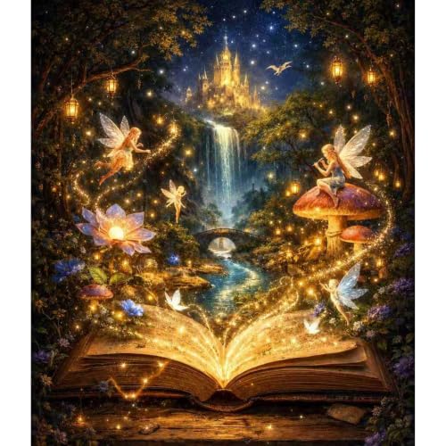 Magic Paint by Numbers Kit for Adults, Book Adult Paint by Number 16x20 in - color: Magic, size: 16*20inch
