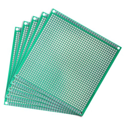 5 Pcs PCB Board, 10x10cm, Tinned Through Holes, Solder-able - size: 100*100mm