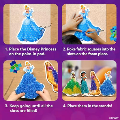 Skillmatics Poke-in Art – Disney Princesses, Wood Craft Kit, Gift for Kids - style: 3. Disney Princess