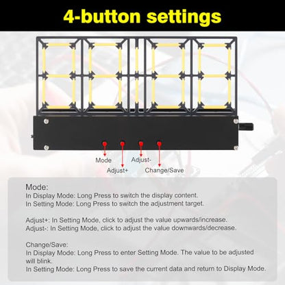 Soldering Practice Kit, 4-Bit Digital Clock Kit with Lighting Adjustment, Soldering Projects Alarm Clock DIY Electronic Kits for Adult Teens Learning Creative Present