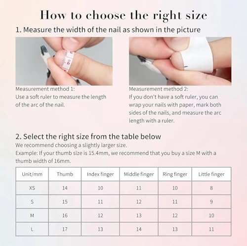 Luxury Press on Nails Medium Almond Handmade 3D Unique Reusable ABS Material Fake Nails Pink Grapefruit False Nails with Designs Red Flower Shell Art Petal Glossy Glue on Nails Thick Acrylic Nails(S) - color: N01, size: S