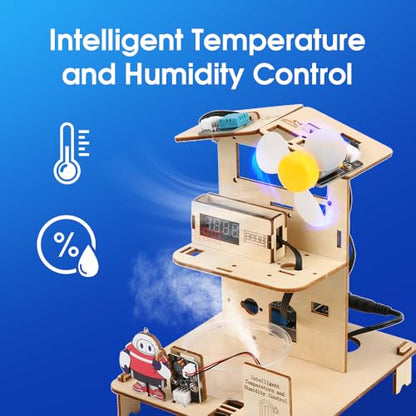 ACEBOTT 3-in-1 ESP32 STEM Smart Home and School Education Kit Compatible with Arduino, STEM Robotics Science Kits for Students Age 12+, Engineering Projects STEAM Activities Gifts 12-16 Year Old - color: 3-in-1 Esp32 Stem Education Kit