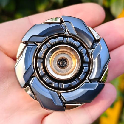 T-Conceal EDC Fidget Slider Spinning Stress Relief Adults Magnet Metal Toys - color: Gray Gold