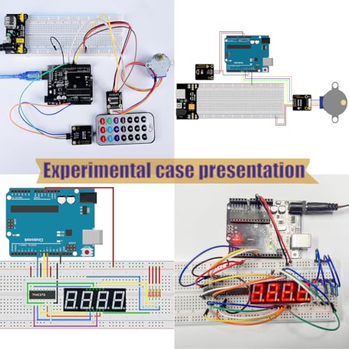 Super Starter Kit for Adults and Schoolchildren Compatible with Arduino IDE, Includes UNO R3 Board and Tutorial Includes Breadboard & Module Kit
