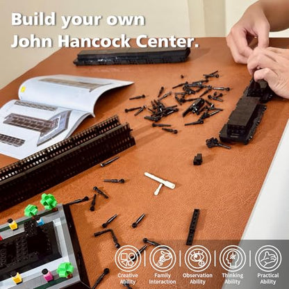 John Hancock Center Chicago Architecture Model Kits Building Blocks Sets - color: John Hancock Center