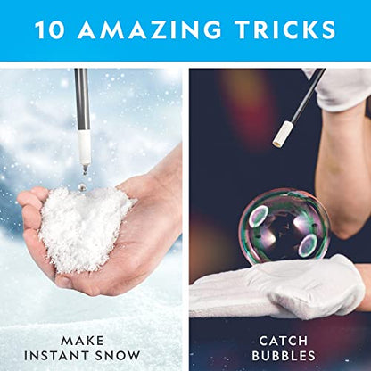 NATIONAL GEOGRAPHIC Craft Kits for Kids - Crystal Growing Kit, Grow 6 Crystal Trees in Just 6 Hours, Educational & Magic Chemistry Set – Science Kit for Kids with 10 Amazing Magic Tricks, STEM