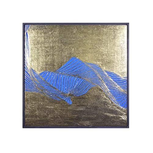 KINNO Gold Leaf Sheets for Art 300Pcs Blue Foil, 3.15" x 3.35" - color: 300 Sheets Blue