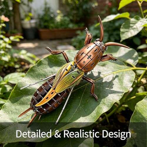 3D Acrylic Insect Puzzle DIY Bug Model Kit Animal STEM Gift - color: Mole Cricket