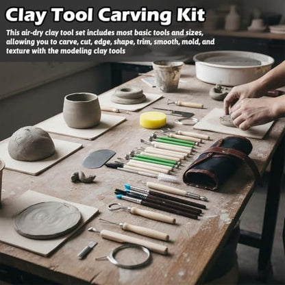 42Pcs Clay Sculpting Tools Kit