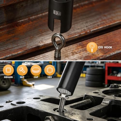 80PCS Magnetic Impact Nut Driver Set, 1/4" Hex Bits Sockets SAE/Metric
