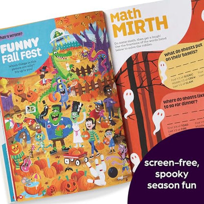 brainPLAY Halloween Puzzles: A Challenging Halloween Activity Book for Kids Ages 7 and Up with Over 200 Puzzles, Logic Games, Mazes and Hidden ... Spook-tacular Fun (brainPLAY Puzzle Books)