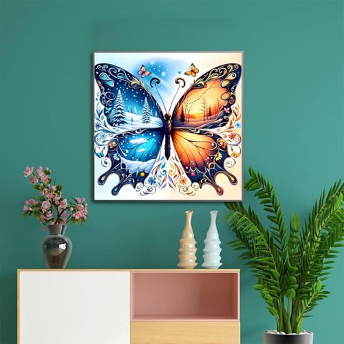 HITO Butterfly Diamond Painting Kits for Adults Butterfly Diamond Art Kits - color: G9592