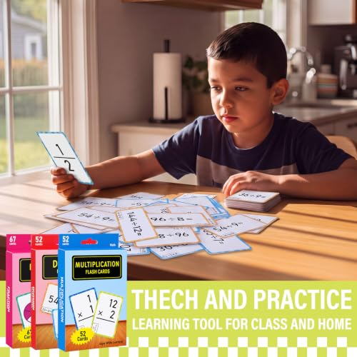 24 Case 52 Card Mathematics Flashcards Multiplication Flash Card - style: Multiplication & Division