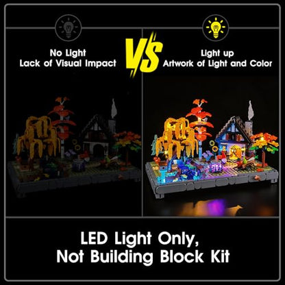 LED Light for Lego 11372 Autumn Cottage Garden Set, Light Kit Compatible with Lego 11372 Building Blocks Model, Not Included The Model Set