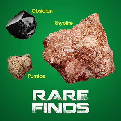 Piano Potato Rock and Mineral Kit 15 PCS with Box, STEM Geology for Kids - style: Rock Kit