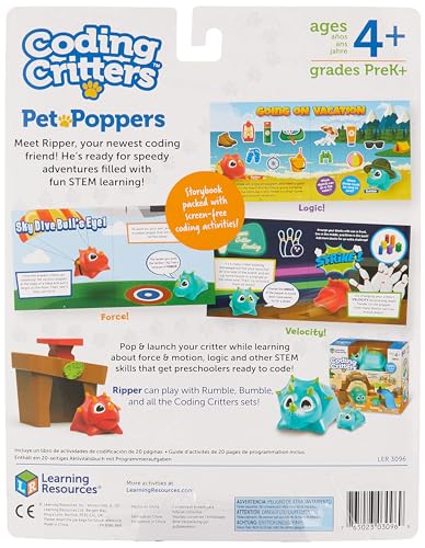Learning Resources Coding Critters Go Pets Ripper the Dino