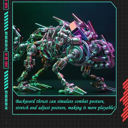 3D Metal Puzzle for Adults,Chameleon Puzzle Building Set，3D Metal Model Kit, Brain Teaser Puzzles DIY Assembling for Stress Relief - High end Men's Gift - style: Chameleon