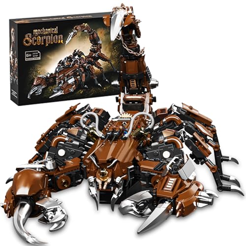 Mechanical Scorpion Building Set, 1074PCS Animal Construction Toy, Biomimetic Mechanical Toys with Movable Claws, Christmas Birthday Gifts for Boys Ages 8-12 & Teens Adults - size: SCORPION