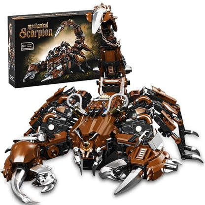 Mechanical Scorpion Building Set, 1074PCS Animal Construction Toy, Biomimetic Mechanical Toys with Movable Claws, Christmas Birthday Gifts for Boys Ages 8-12 & Teens Adults - size: SCORPION