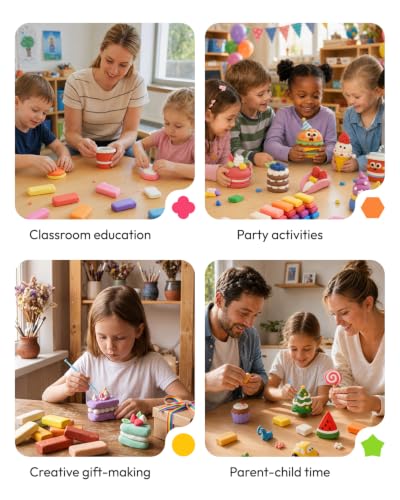 JUPITEARTH Air Dry Clay for Kids, 36 Colors Modeling Clay Kit - color: 36 Colors