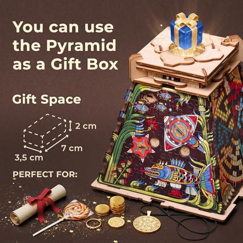 iDventure Cluepuzzle Pyramid of the Sun, Puzzle Box for Adults and Families - color: Basegame Sun Pyramid