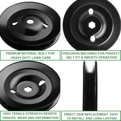 Spindle Pulley UC26511 M151720 Fits John Deere Replaces John Deere X300 X330 X310 X320 X304 Mowers - color: UC26511 M151720