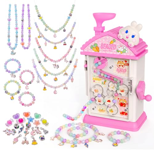 Bracelet Making Kit- Auto Beaded Jewelry Maker Toy Gift for Girls 6-12