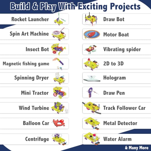 Butterfly EduFields 70+ STEM Robotic Projects Kit for Kids Age 8-10-12-14 - style: 70+ Tinker Lab Kit