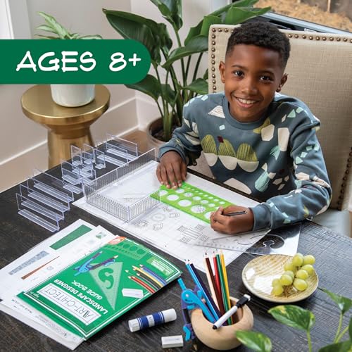 MindWare Art-chitect Landscape Designer for Kids – 3D Landscape Design Kit for Kids Ages 8 and Up – Learn The Basics of Architecture As You Design Start to Finish