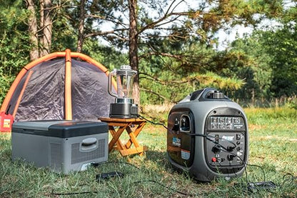 Pulsar 2,300W Portable Gas-Powered Quiet Inverter Generator for Home Emergency Backup, Parallel Capability, With USB Outlet, Long Run Time, GX230N - style: 2300 Watts + Gas Only + USB + Lightweight