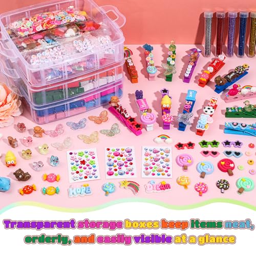 JOICEE 100 Set Cheer Pins Spirit Clips Clothes Pins Kit with Storage Box - color: 100pcs