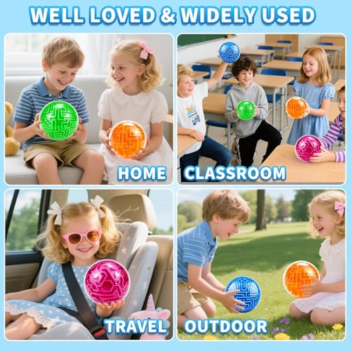 3D Maze Ball Puzzle Games Toys for Kids Age 6 7 8+ Boys Girls Gifts Ideas - color: Green