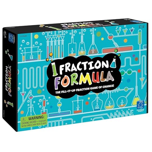 Educational Insights Fraction Formula - 3rd Grade Math Games for Kids 8-12, Fraction Tiles and Fractions Flash Cards, Learning Games and Math Manipulatives for Elementary School or Homeschool