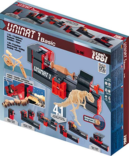 The Cool Tool UNIMAT 1 Basic 4-in-1 Cool Tool Woodworking Kit for Kids
