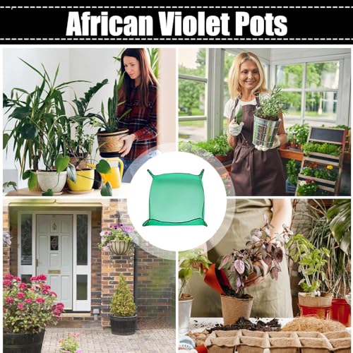 Repotting Mat for Indoor Plants 1x1m Foldable Gardening Accessories - color: Green